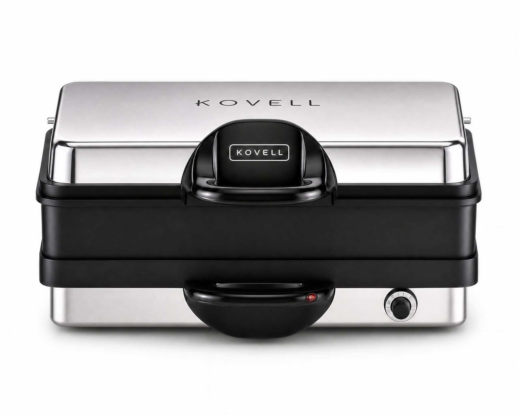 KOVELL Grillmaster – Frontansicht, geschlossen, Edelstahl